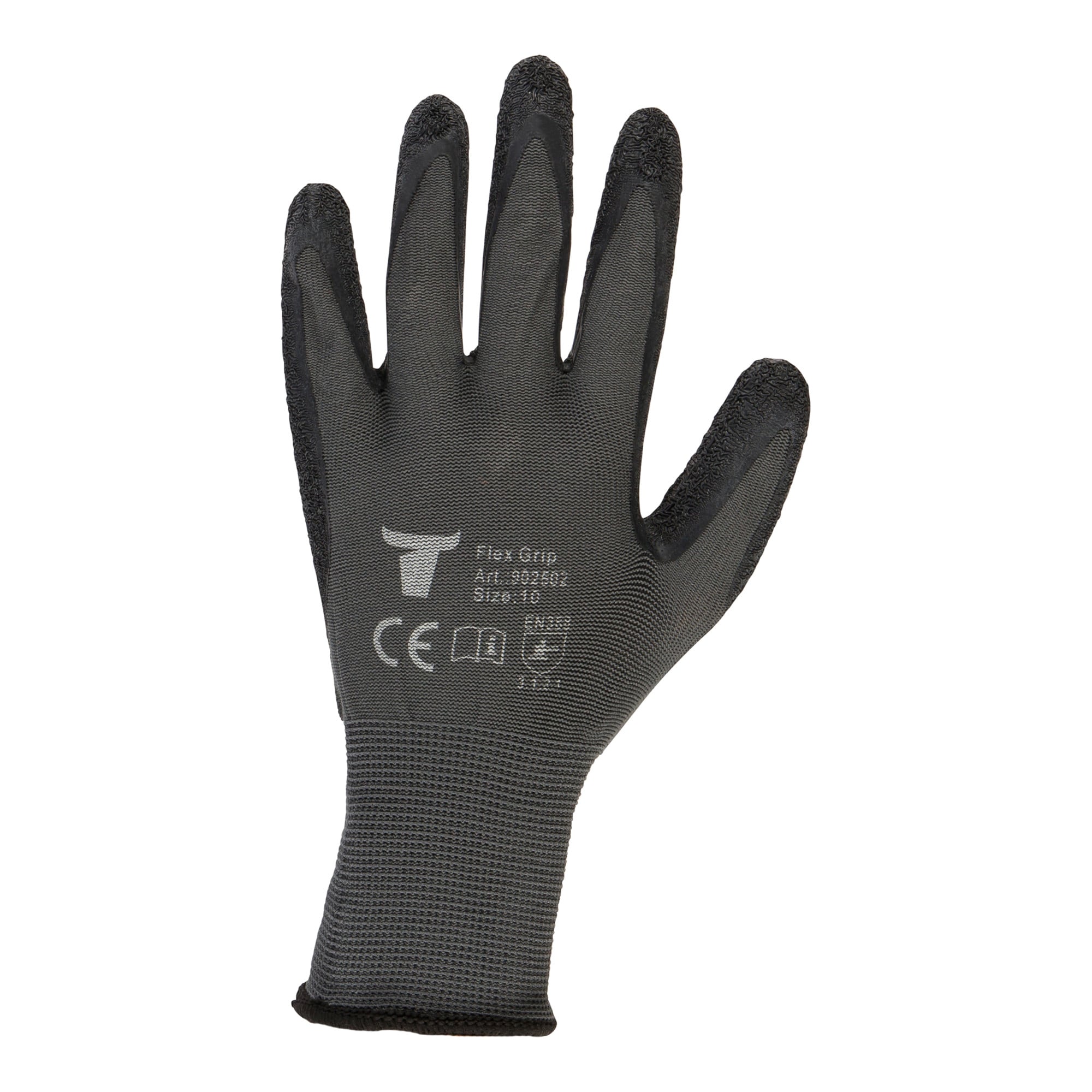 STIER Montagehandschuh, 12 Paar, Flex Grip, Größe 8, hochwertige Naturlatexbeschichtung, Exzellentes Tastgefühl, Schutz vor Flüsskeit & Kälte, gute Abriebfestigkeit