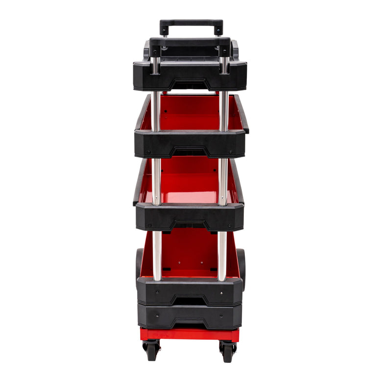 STIER assembly trolley foldable 80kg load capacity LxWxH 700x380x535 retracted LxWxH