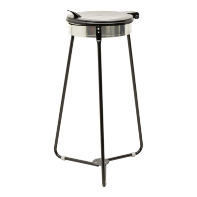 STIER garbage bag holder garbage bag stand black 120 liters made of sturdy galvanized