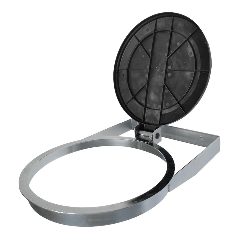 STIER garbage bag holder garbage bag stand for wall mounting 120 liters made of