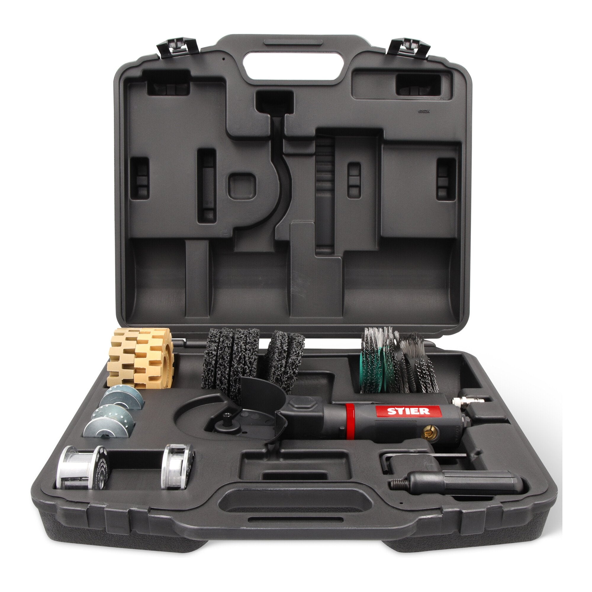 STIER Multi-Schleifer Satz 17-tlg Set Stecknippel 1/4 Zoll