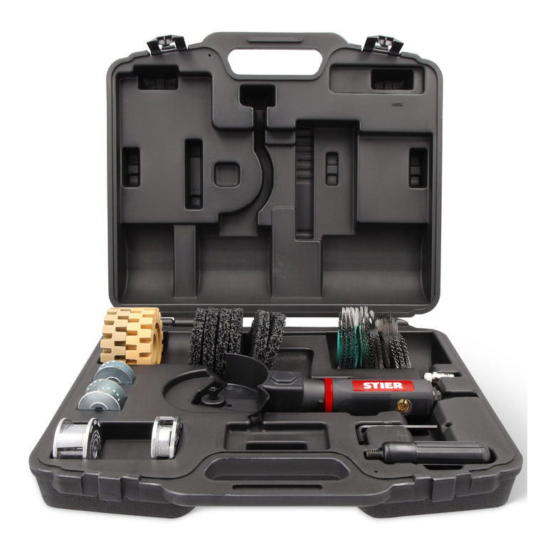 STIER Multi-Schleifer Satz 17-tlg Set Stecknippel 1/4 Zoll