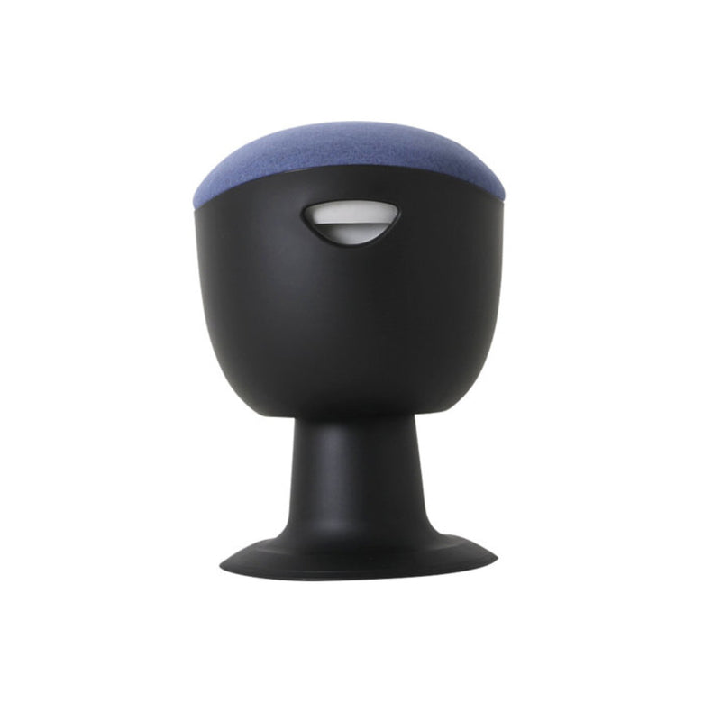 STIER multi-movable swivel stool with plate base and height-adjustable stool in various colors