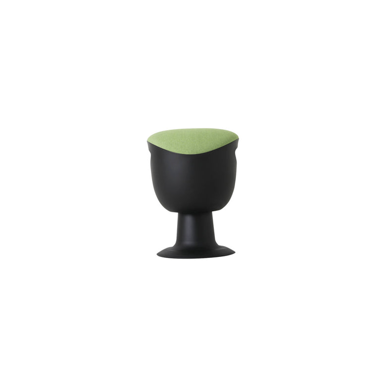 STIER multi-movable swivel stool with plate base and height-adjustable stool in various colors