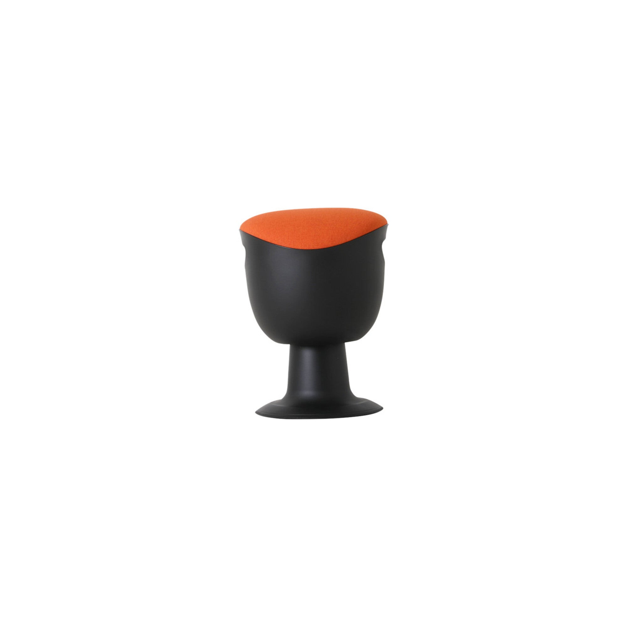 STIER multi-movable swivel stool with plate base and height-adjustable stool in various colors