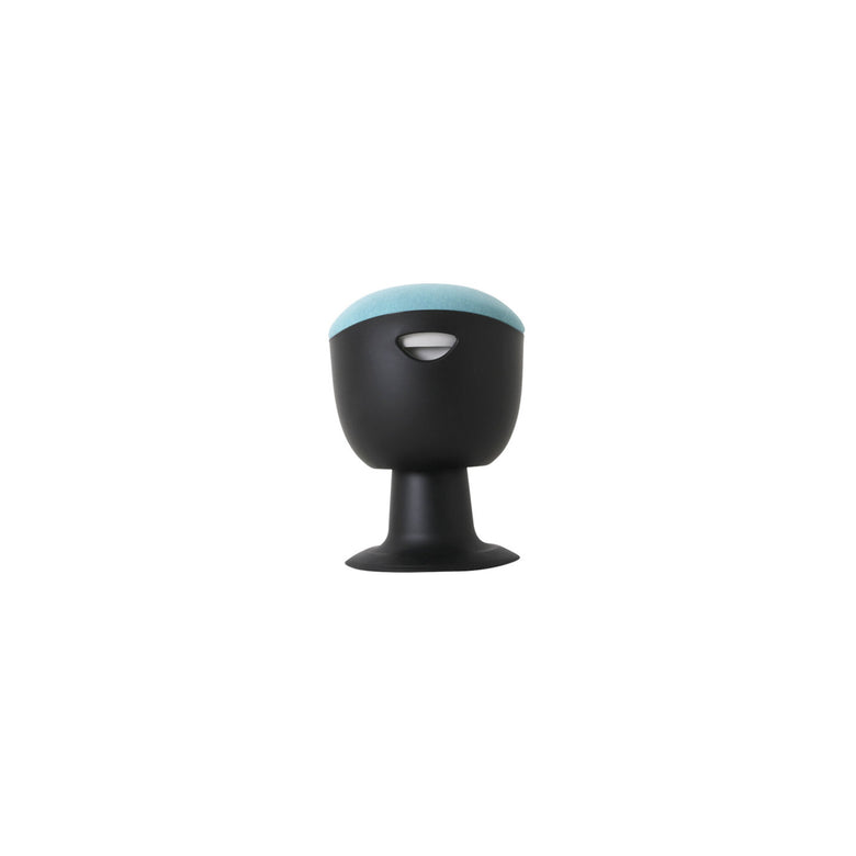 STIER multi-movable swivel stool with plate base and height-adjustable stool in various colors