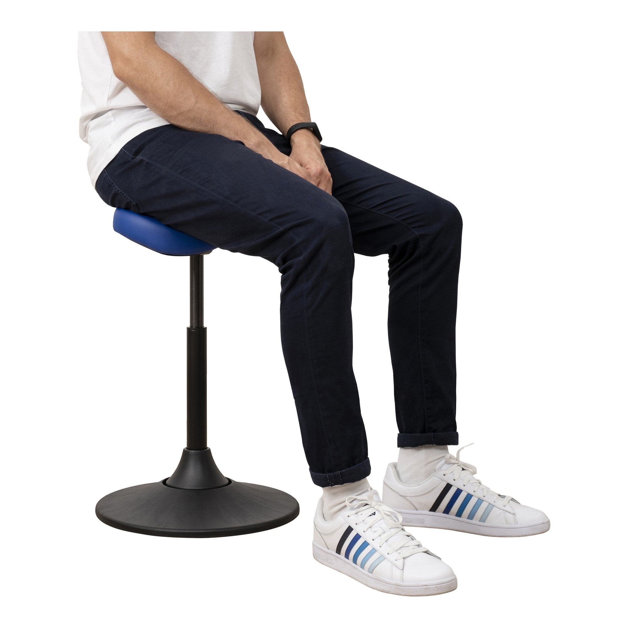 STIER Multibeweglicher Hocker ergonomisch höhenverstellbar Sattelsitz div Farben