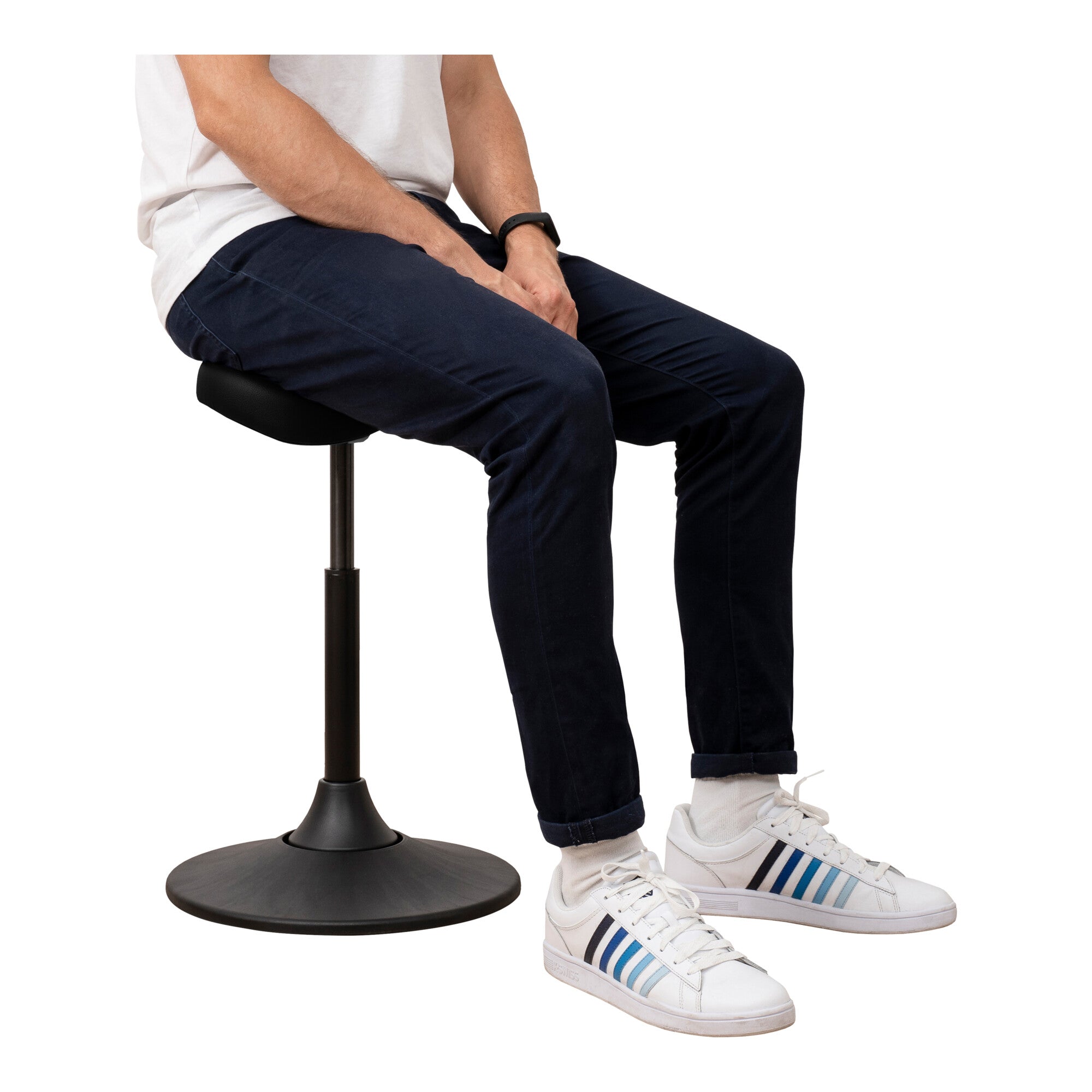 STIER multi-movable stool ergonomic height adjustable saddle seat various colors