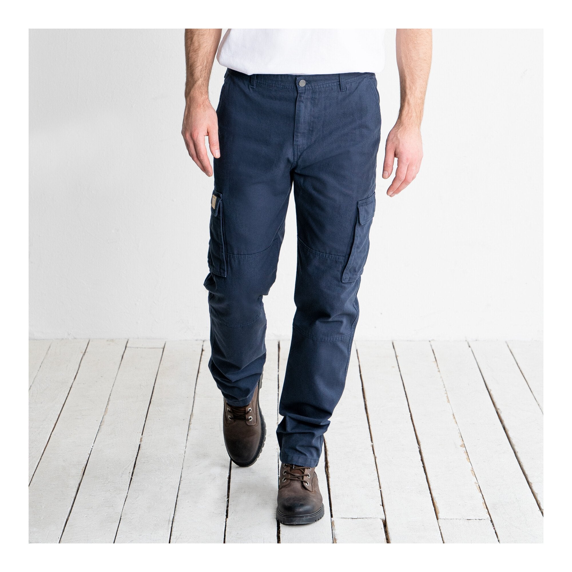 STIER Multipocket Cargo Pants essential bci cotton 38/34 Navy