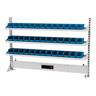 STIER multi-wall structure WxH 1500x950 mm 3 shelves