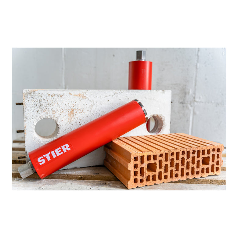 STIER wet diamond core bit Ø 52 to 200 mm core bit can drill reinforced concrete