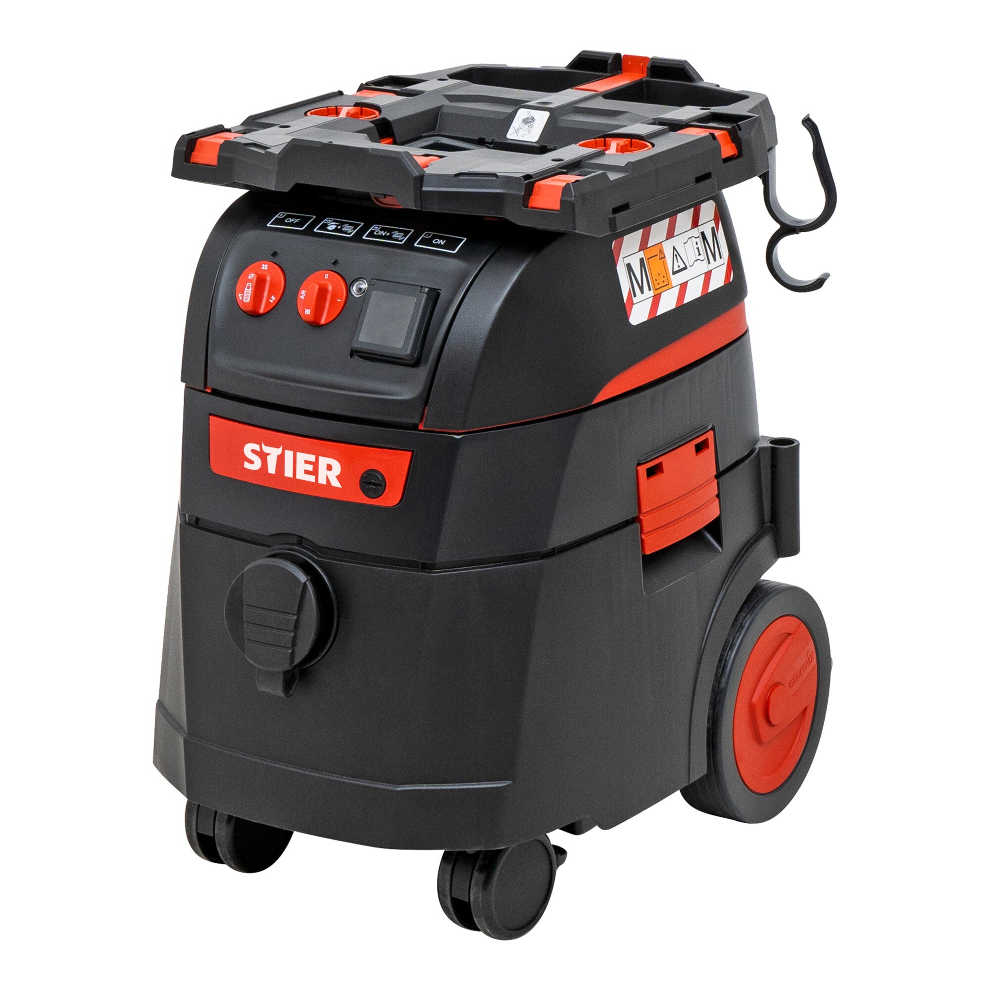 STIER wet/dry vacuum cleaner ABS-35M Premium 1400W pulse filter cleaning