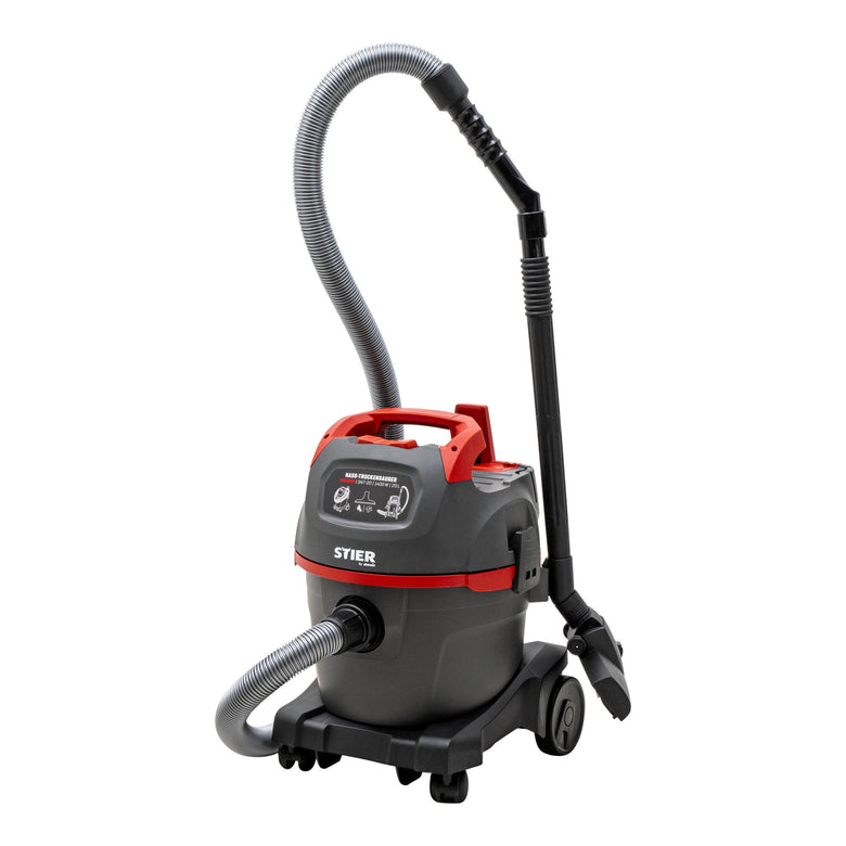 STIER Nass-Trockensauger SNT Premium 1400W Industriesauger Werkstattsauger