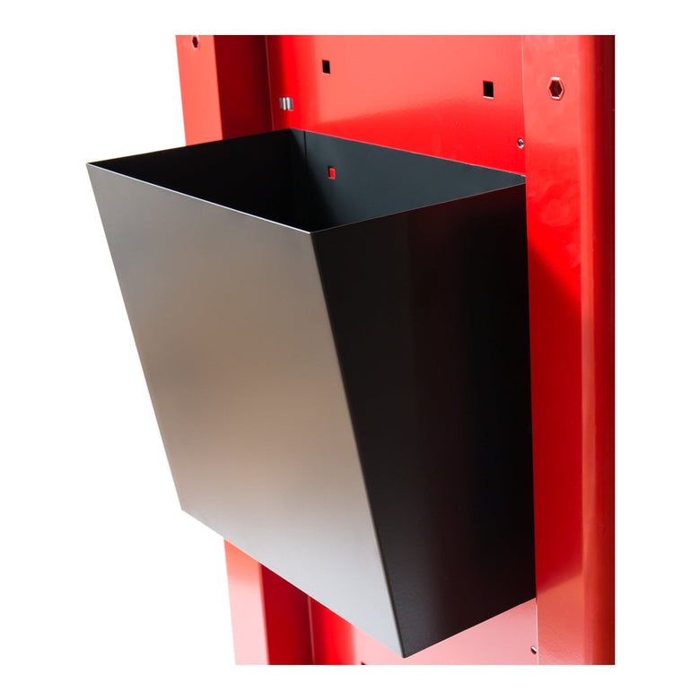 STIER Papierkorb für den STIER Werkstattwagen leer Farbe Anthrazit Müllkorb