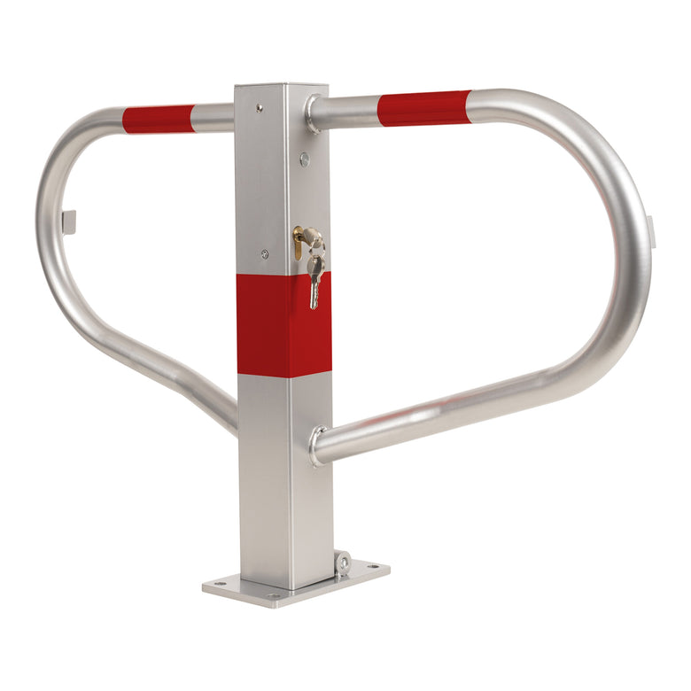 STIER Parkbügel umlegbar stabiles mit Zylinderschloss 2 Schlüssel im