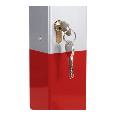 STIER parking bar foldable stable with cylinder lock 2 keys in