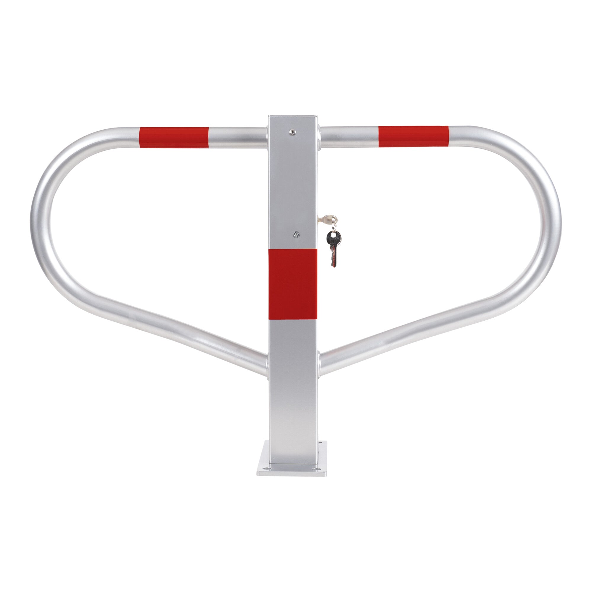 STIER Parkbügel umlegbar stabiles mit Zylinderschloss 2 Schlüssel im