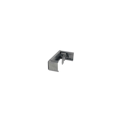 STIER PC holder silver, adjustable for all tables, height 33-54 cm, width 7-23 cm