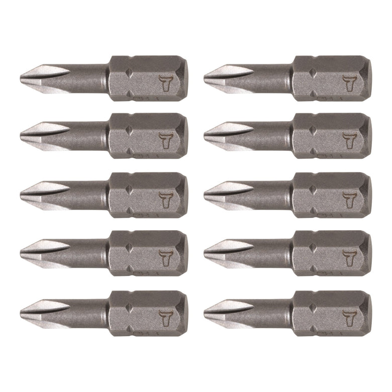 STIER Phillips-Bit PH 1 | PH 3 Form C 6,3 Länge 25 mm 10er Pack 10 Stk
