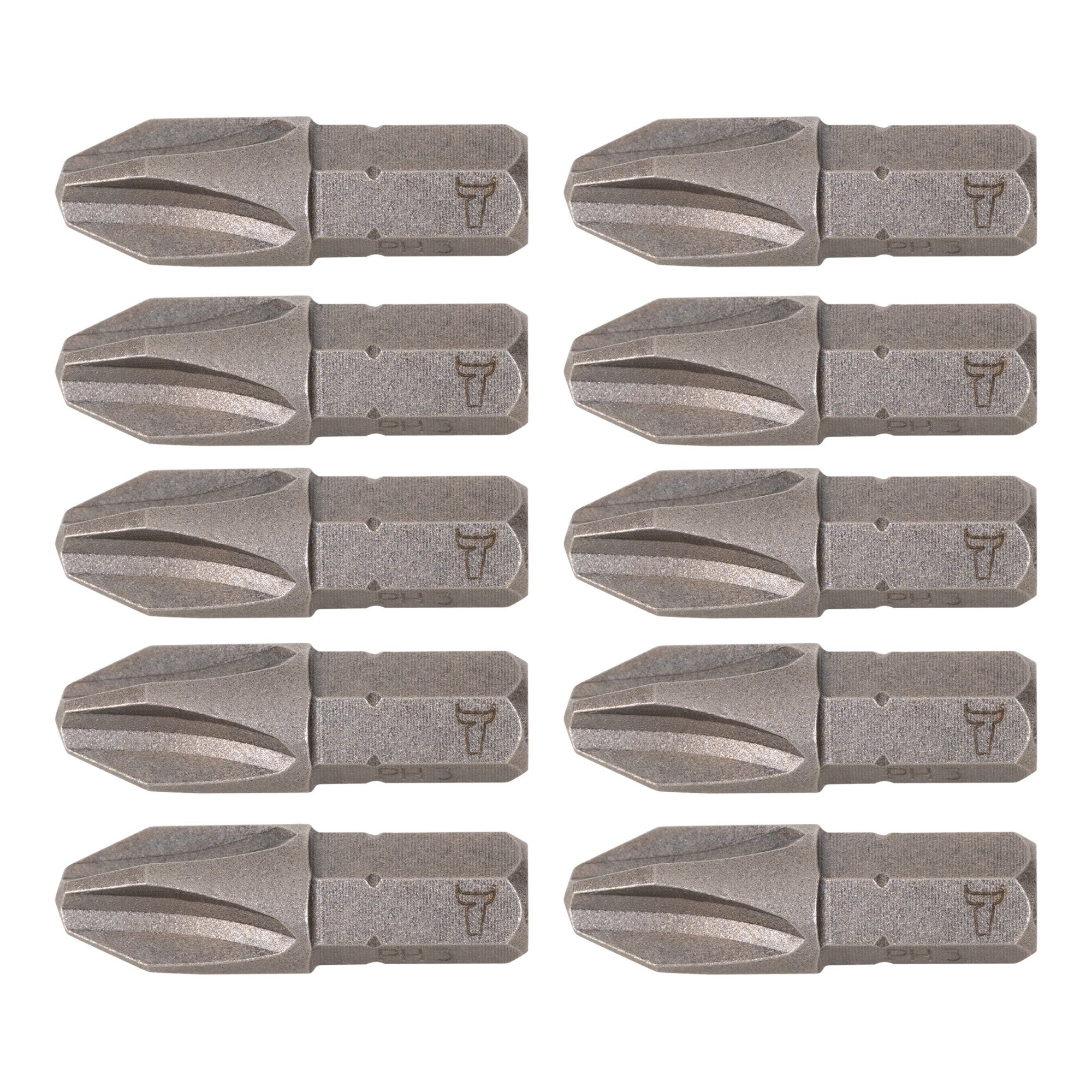 STIER Phillips-Bit PH 1 | PH 3 Form C 6,3 Länge 25 mm 10er Pack 10 Stk