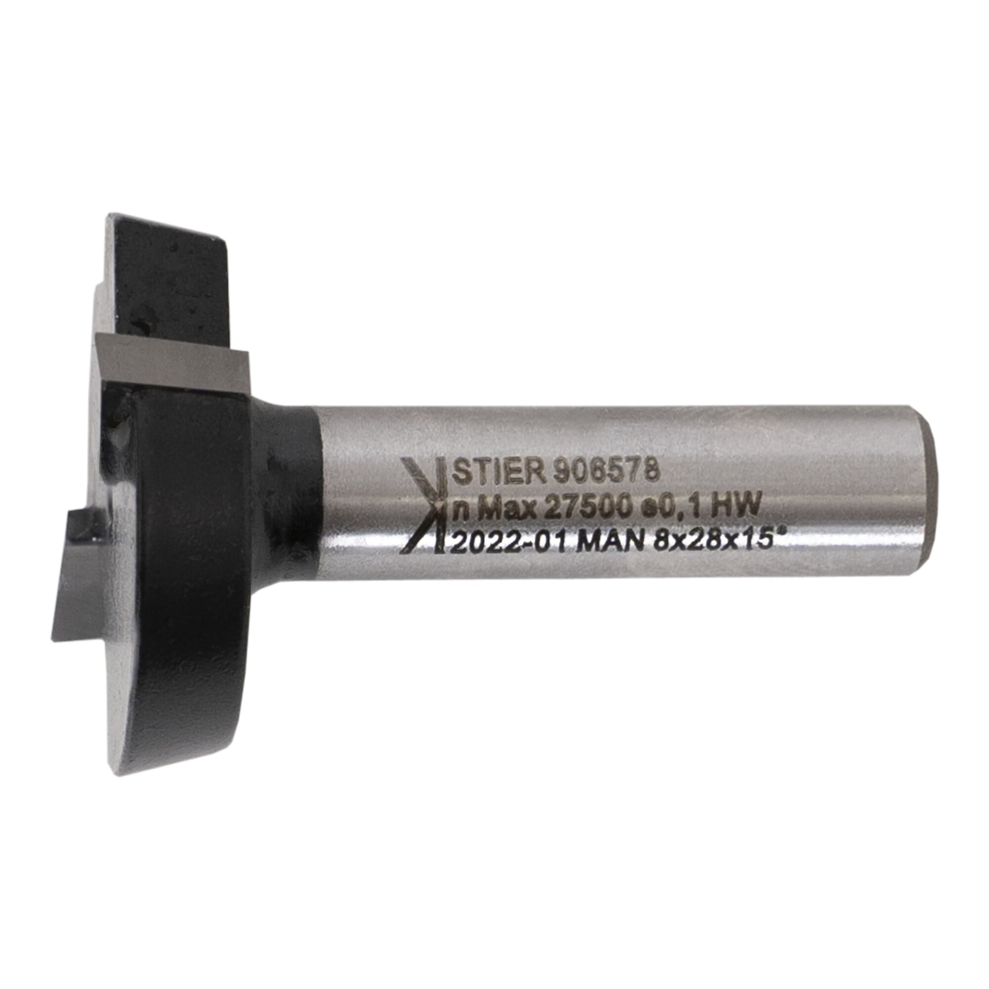 STIER face milling cutter HW 8 mm diameter 28 mm NL 7.5 mm 5 degrees