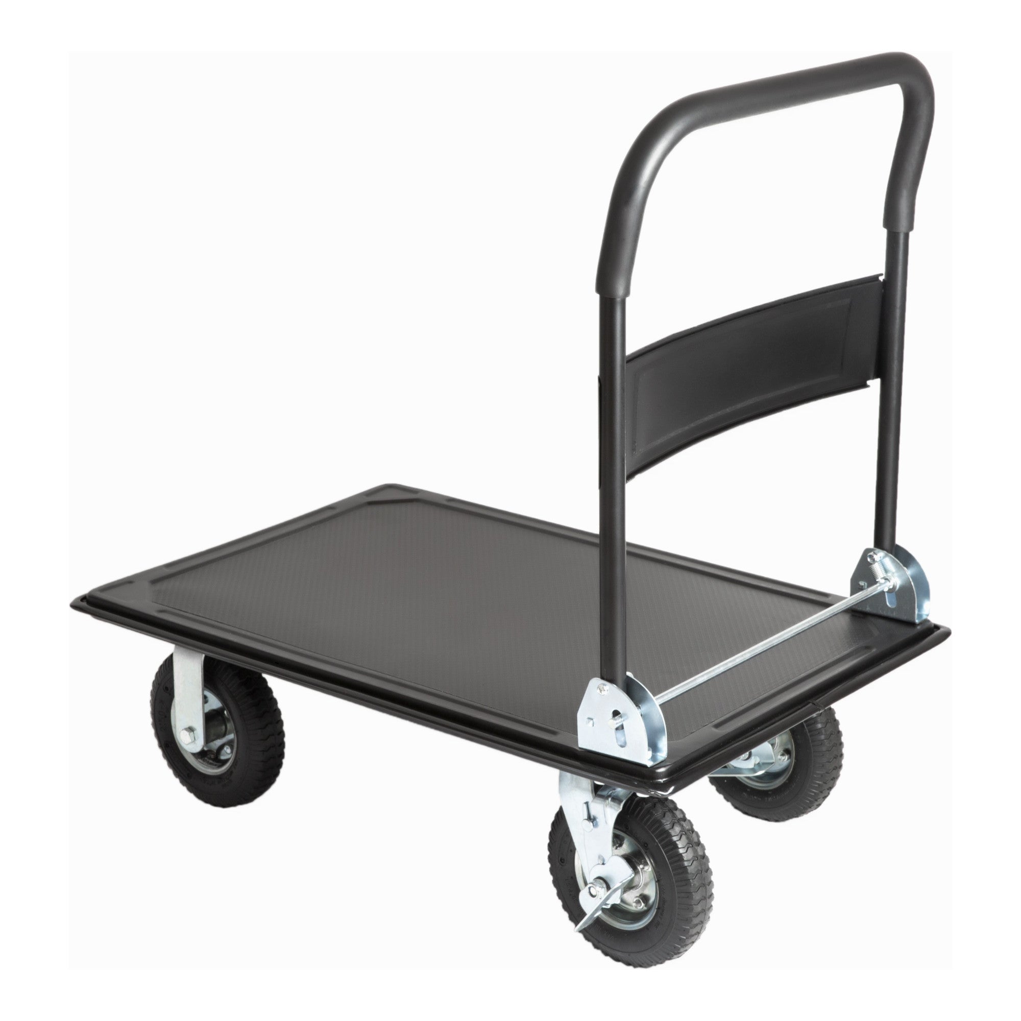 STIER Plattformwagen Tragkraft 300kg Luftbereifung Feststellbremse