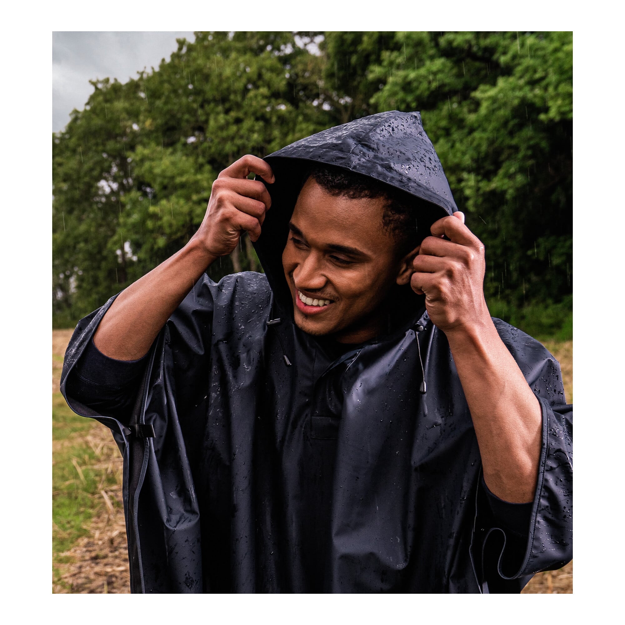 STUART Poncho One Size