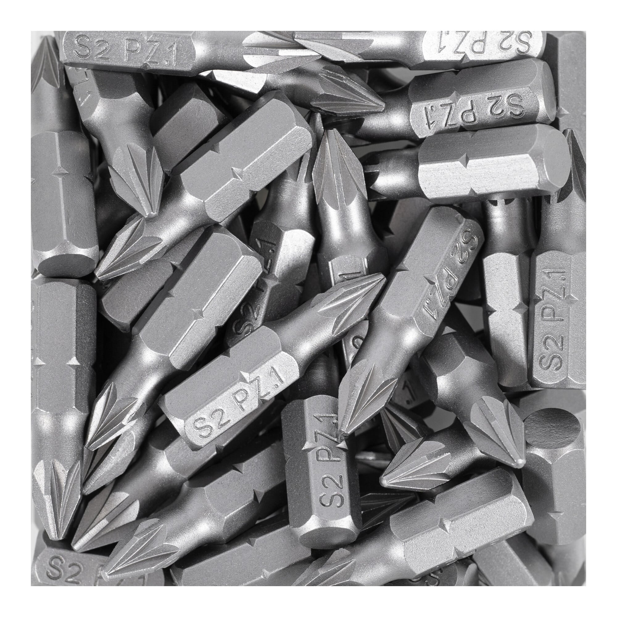 STIER Pozidriv bit bulk pack PZ1 | PZ2 50 pcs bit set