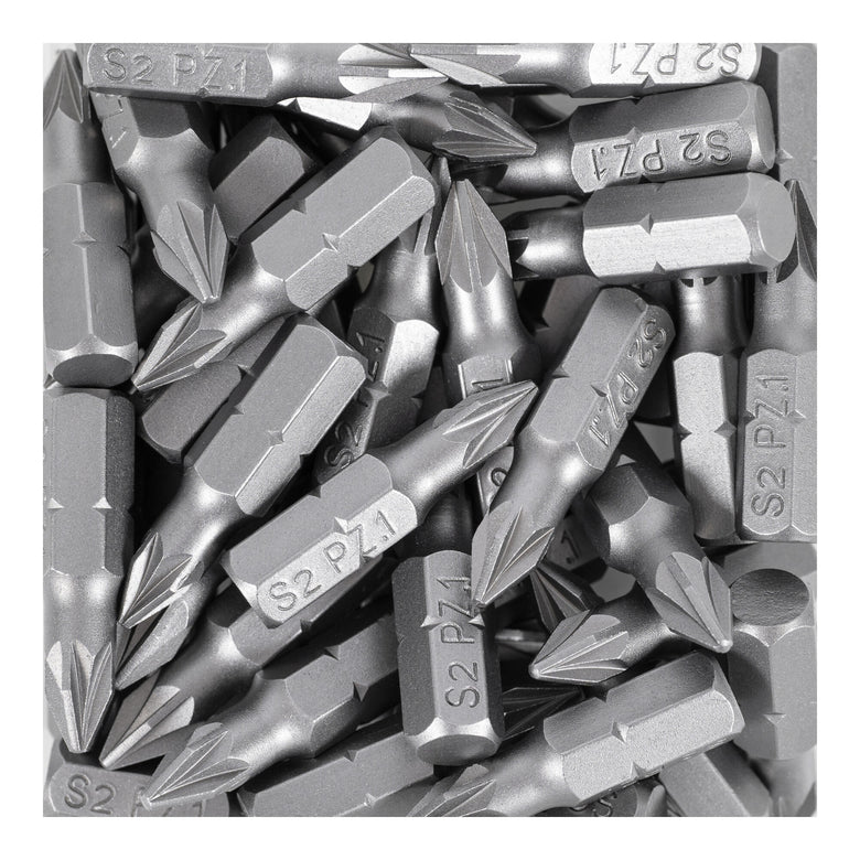 STIER Pozidriv-Bit-Großpackung PZ1 | PZ2 50 Stk Bitset Bitsatz