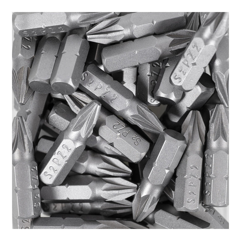 STIER Pozidriv-Bit-Großpackung PZ1 | PZ2 50 Stk Bitset Bitsatz