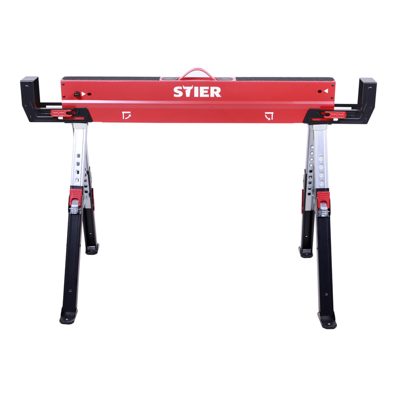 STIER Premium Falt-Arbeitsbock Sägebock höhenverstellbar 590 kg (Single)