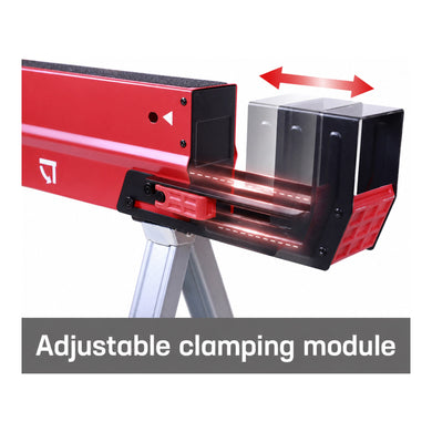 STIER Premium folding workbench sawhorse height adjustable 590 kg (Single)