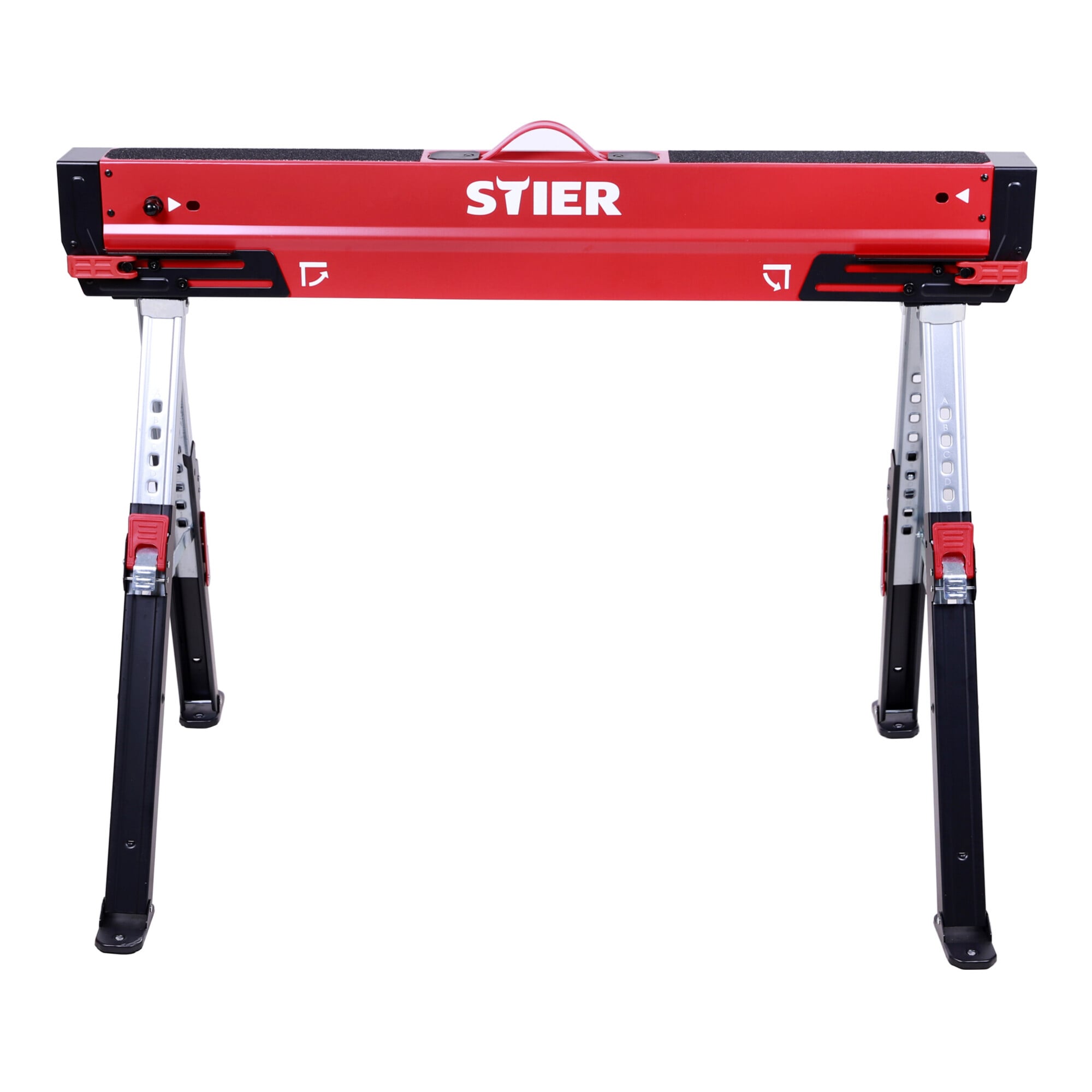 STIER Premium folding workbench sawhorse height adjustable 590 kg (Single)