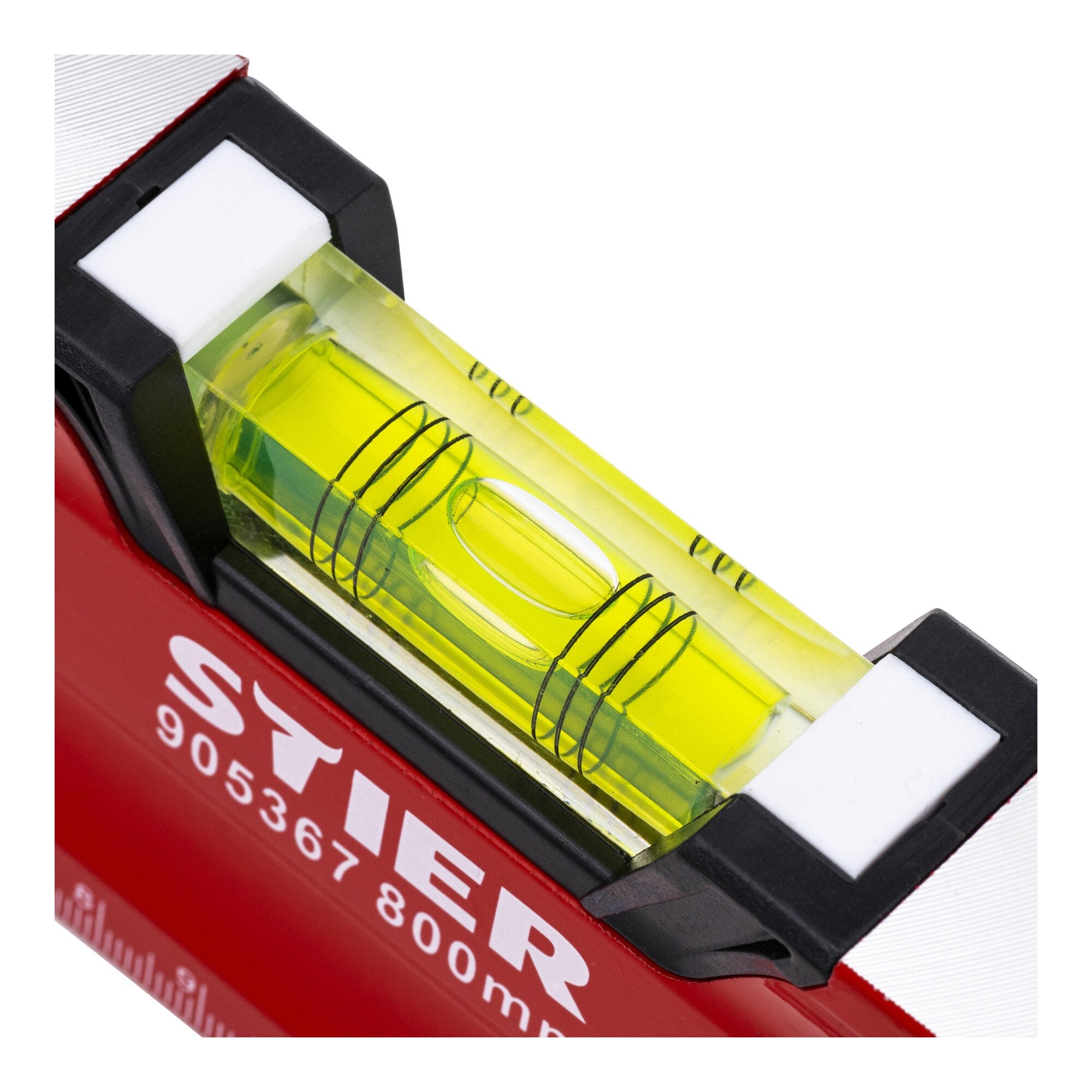 STIER Premium Wasserwaage mit Magnet und drei Libellen 40 bis 200 cm