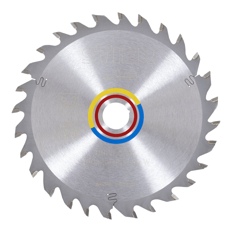 STIER Profi Kreissägeblatt Universal 160mm 28 Zähne Schnittbreite 2,2mm für alle