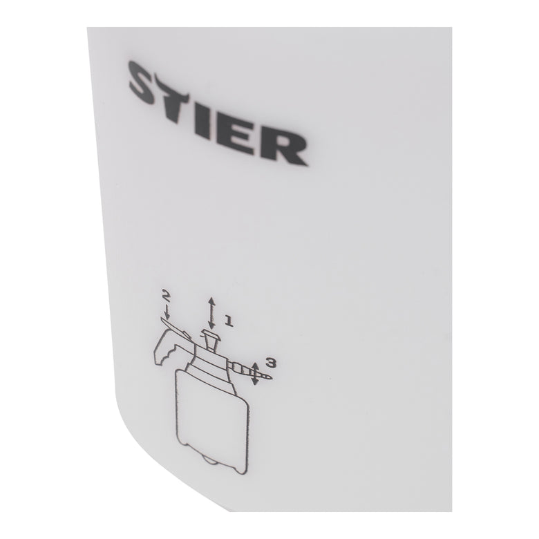 STIER pump spray bottle for cleaner or water 1 L unlabeled empty
