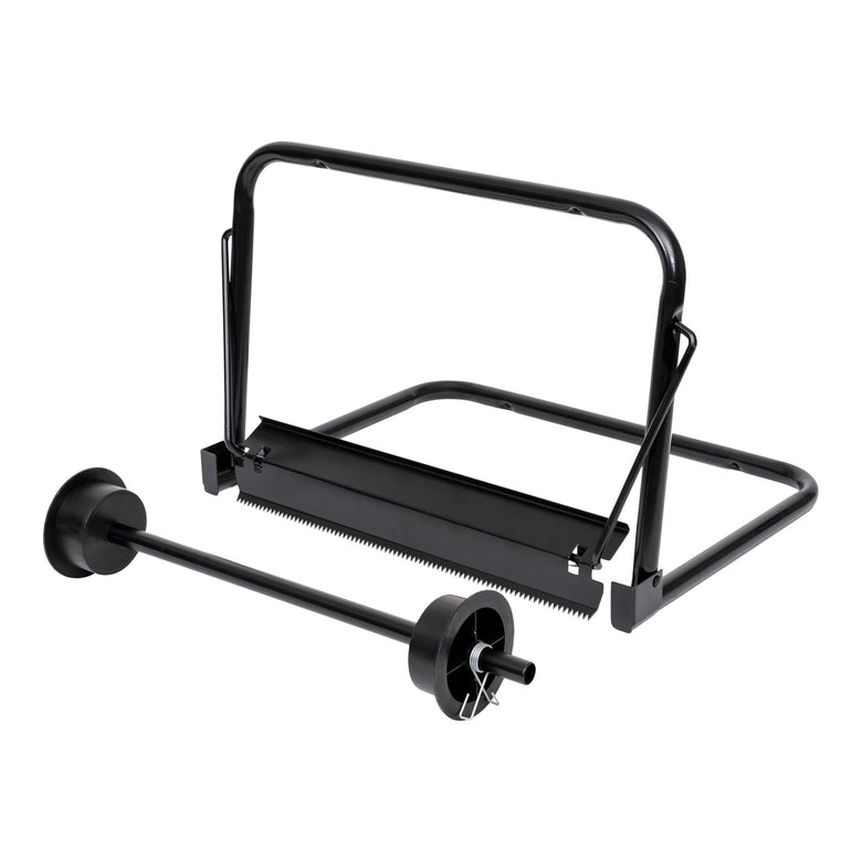 STIER cleaning paper roll wall holder LxH 440x300mm with robust tear-off rail
