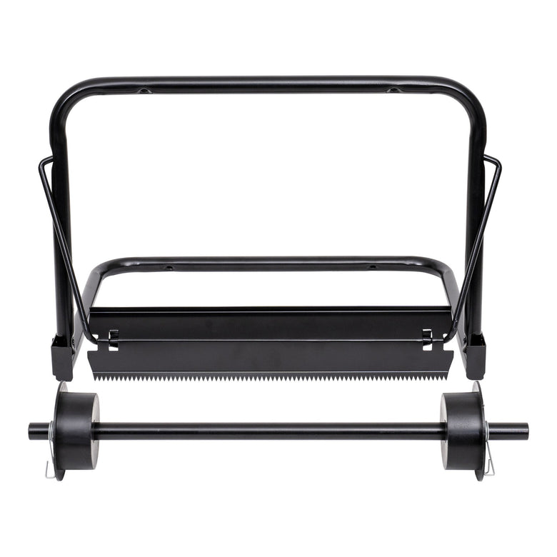 STIER cleaning paper roll wall holder LxH 440x300mm with robust tear-off rail