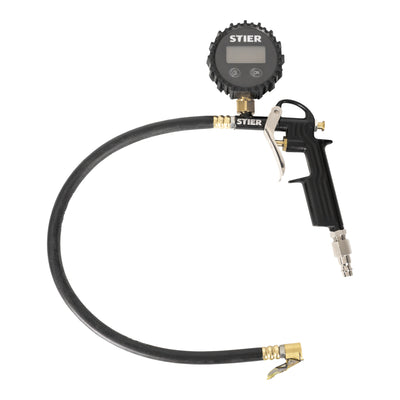STIER tire pressure gauge Measuring range: 0 to 11 bar Hose length 350 mm