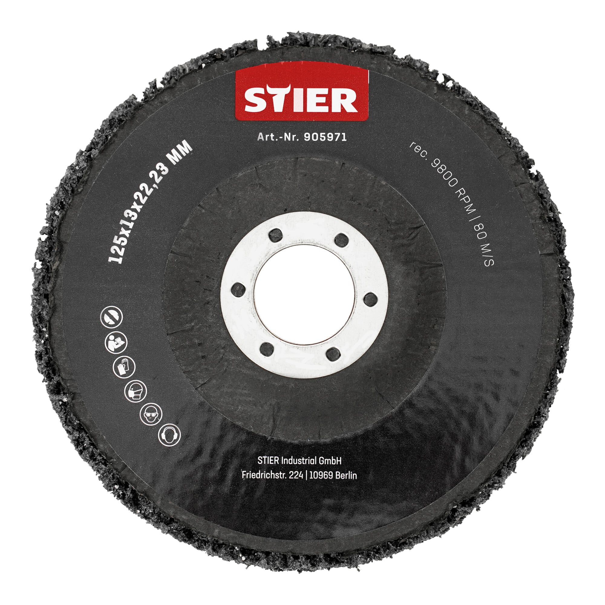 STIER Reinigungsvlies 125 x 13 x 22,23 mm 10 Stk