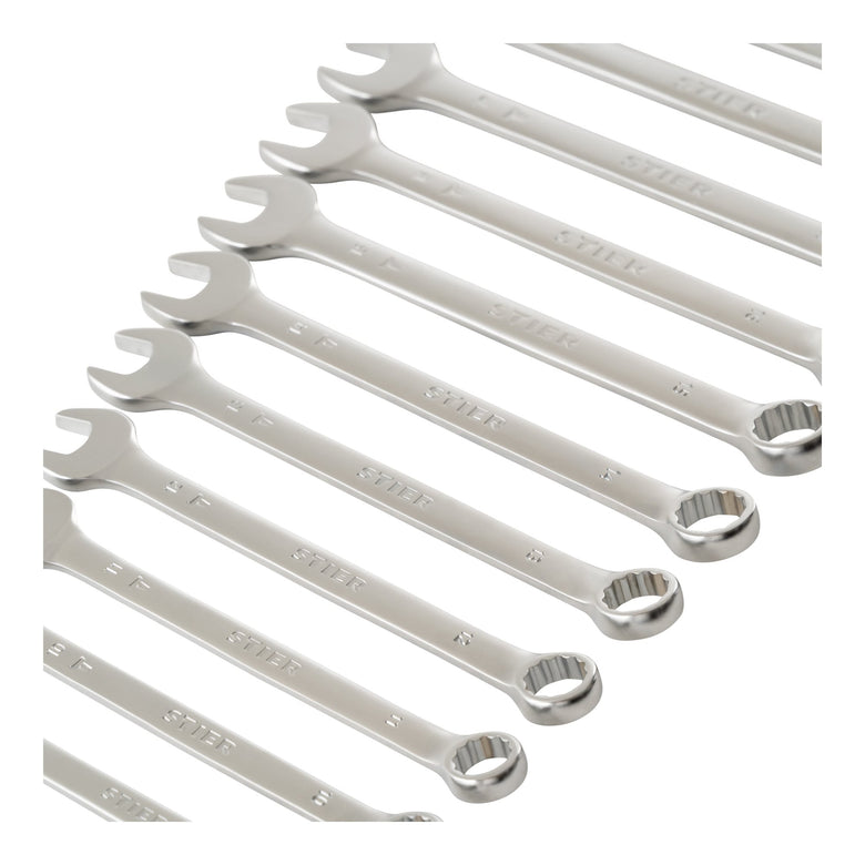 STIER Ringmaulschlüssel-Satz SW 6 - 32 mm 21-teilig aus hochwertigem