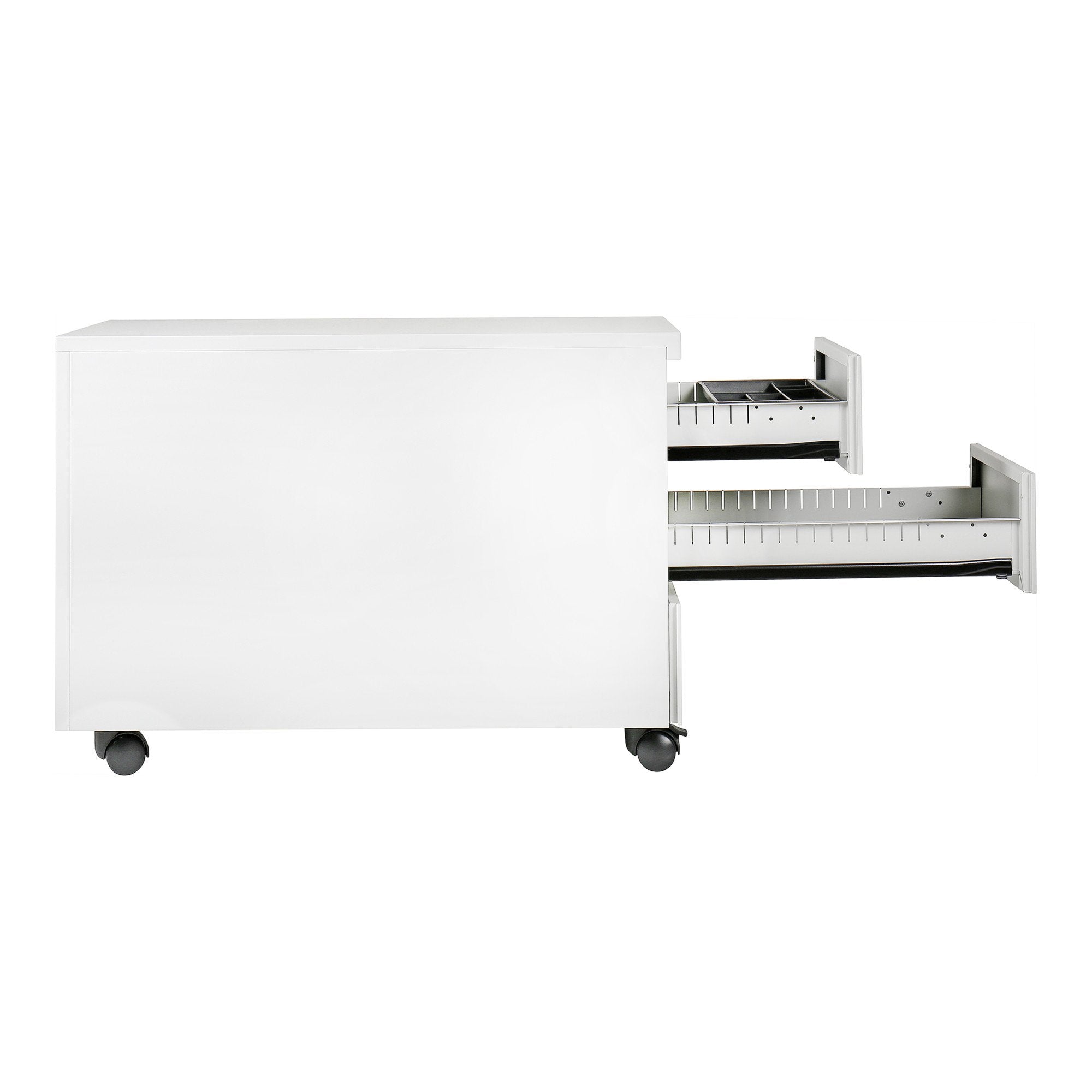 STIER Rollcontainer 3 Schubladen Abmessungen 550x390x790mm Farbe Lichtgrau (RAL