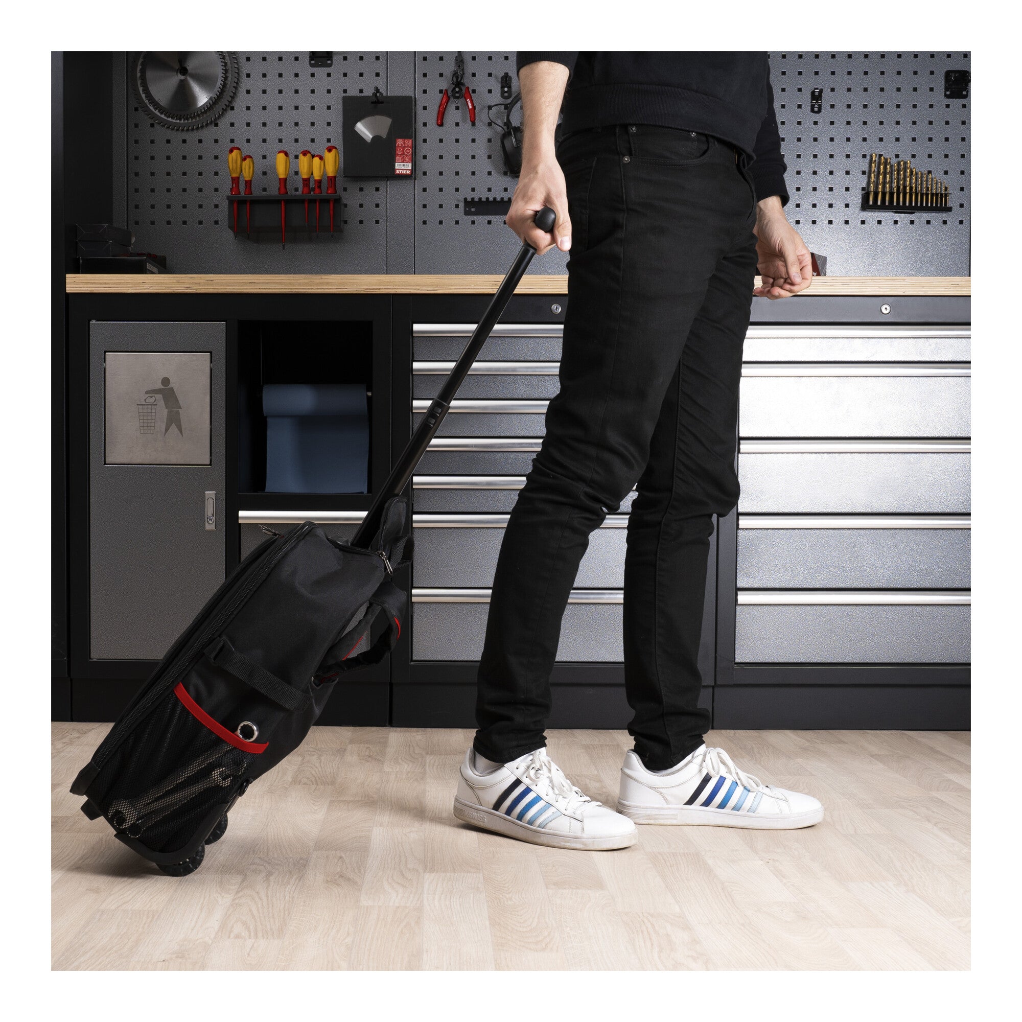 STIER Rucksack-Trolley für Werkzeuge