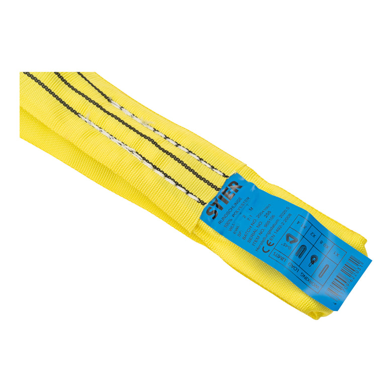STIER round sling 2 to 6m 3000kg load capacity lifting sling made of polyester lifting belt