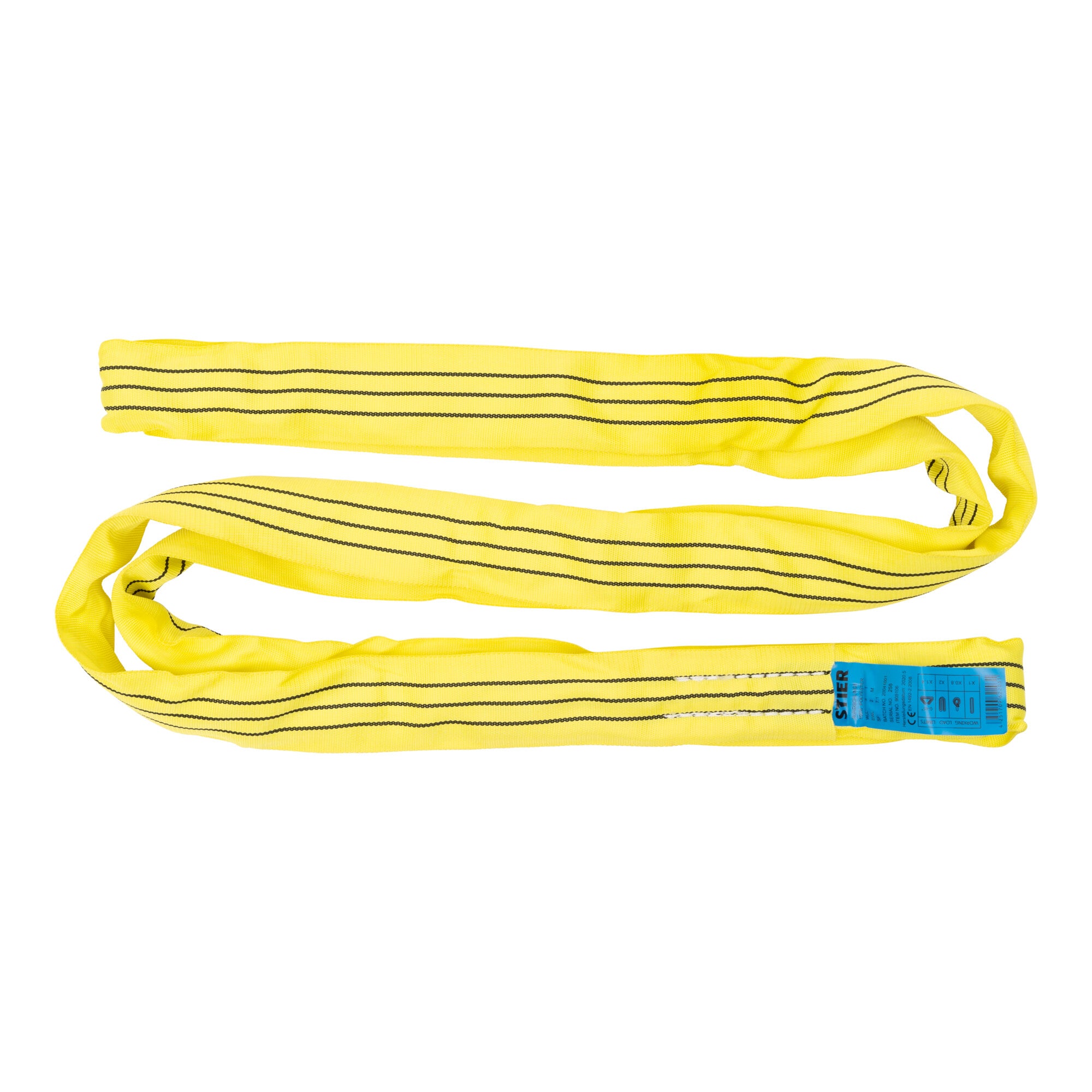 STIER round sling 2 to 6m 3000kg load capacity lifting sling made of polyester lifting belt