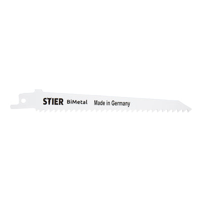 STIER reciprocating saw blade 5 pieces model ST4016 cutting length 130 mm tooth pitch 4.2