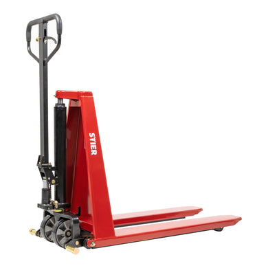 STIER scissor lift truck 1000kg load capacity 800mm lifting height Quicklift high lift truck