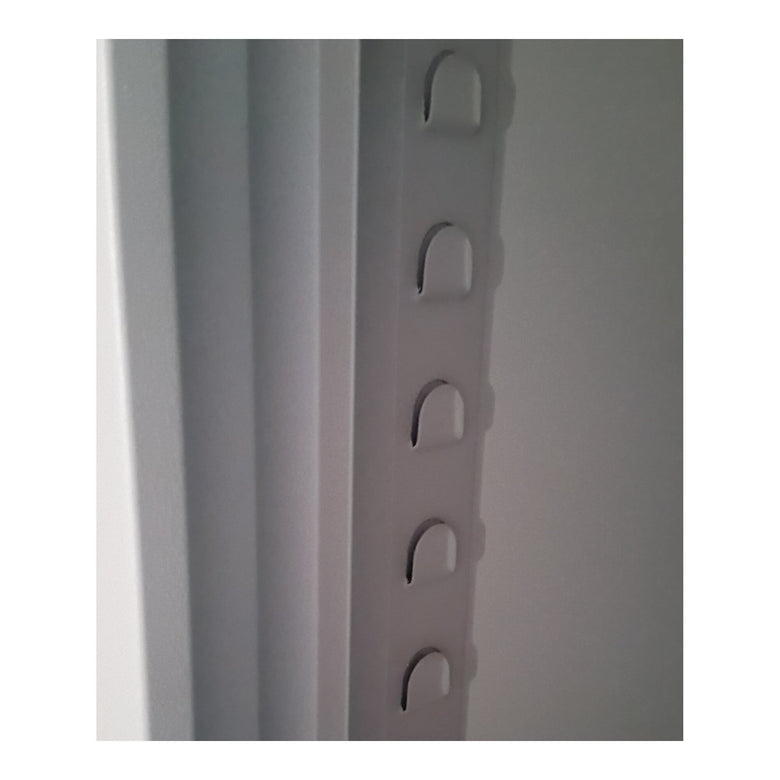 STIER sliding door wardrobe HxWxD 750x1200x420mm light grey