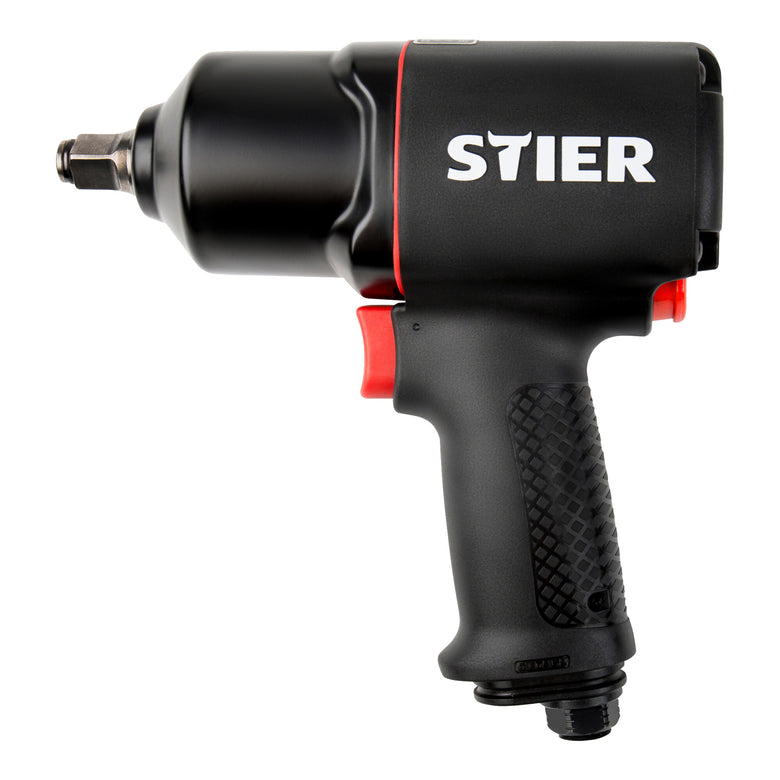 STIER Druckluft-Schlagschrauber 17-BS max. 1.756 Nm Doppelhamer-Schlagwerk