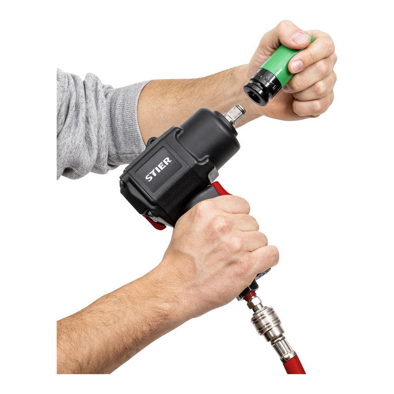 STIER Schlagschrauber 22-DH, 1/2" Antrieb max. Lösemoment: 2.200 Nm